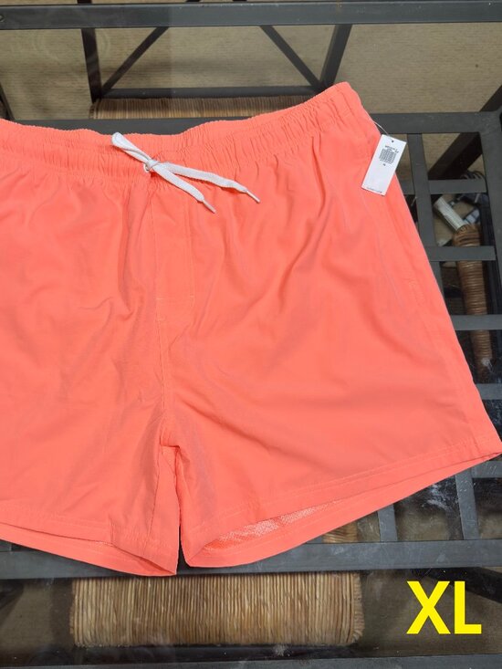 Old Navy Other - OLD NAVY MENS XL IN ORANGE HIGHLIGHTER 5" INSEAM SWIM TRUNK SHORT NWT